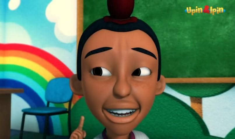 cuplikan Jarjit Singh di kartun Upin & Ipin 