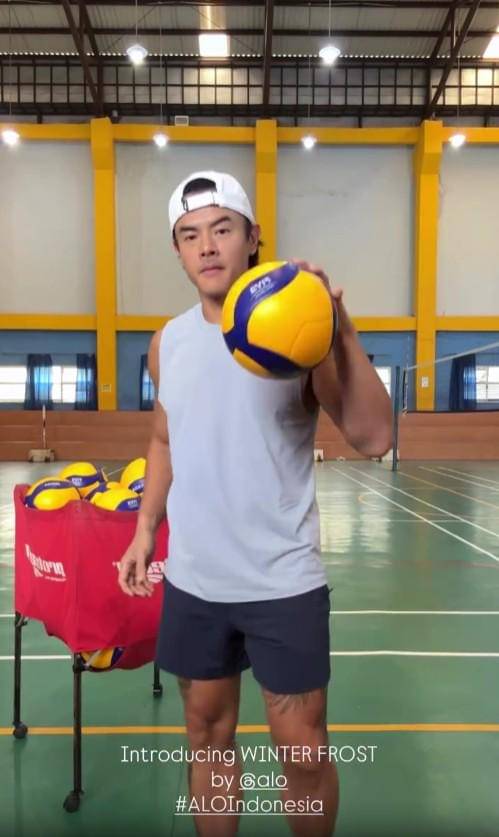 Dion Wiyoko Latihan Jelang Bahkan Voli 3