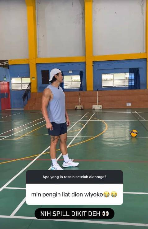 Dion Wiyoko Latihan Jelang Bahkan Voli 3