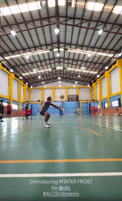 Dion Wiyoko Latihan Jelang Bahkan Voli 3