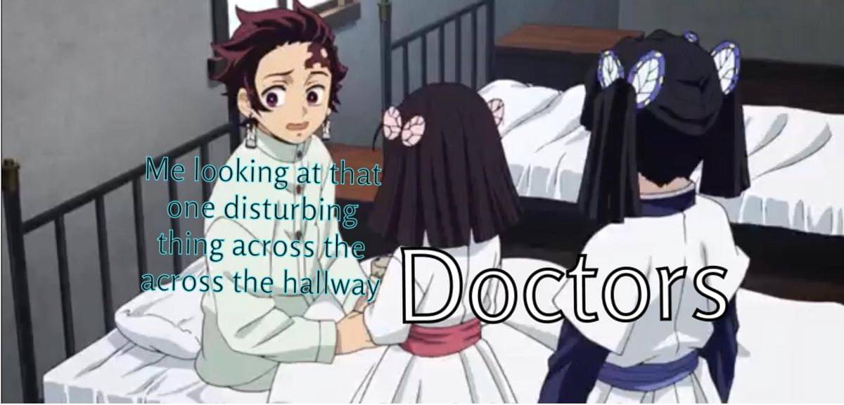 meme anime tentang rumah sakit