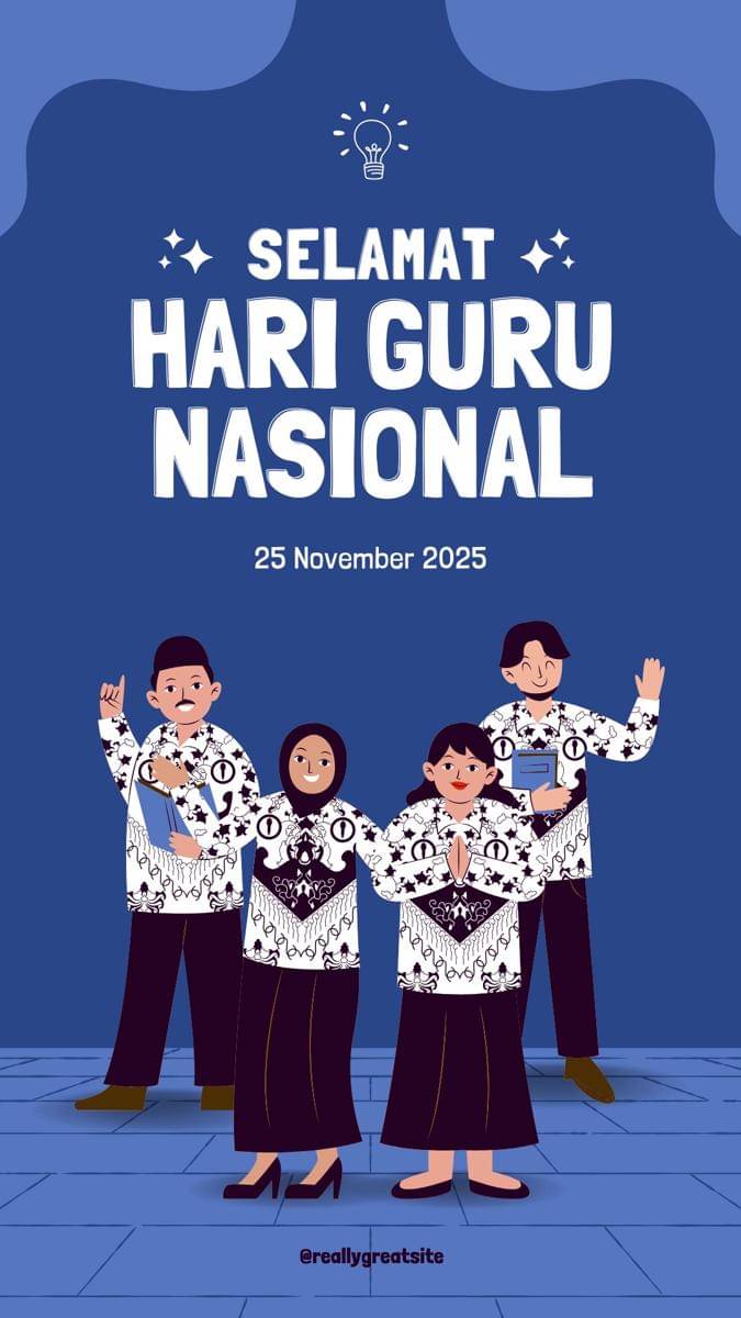 Poster Hari Guru Nasional 2025