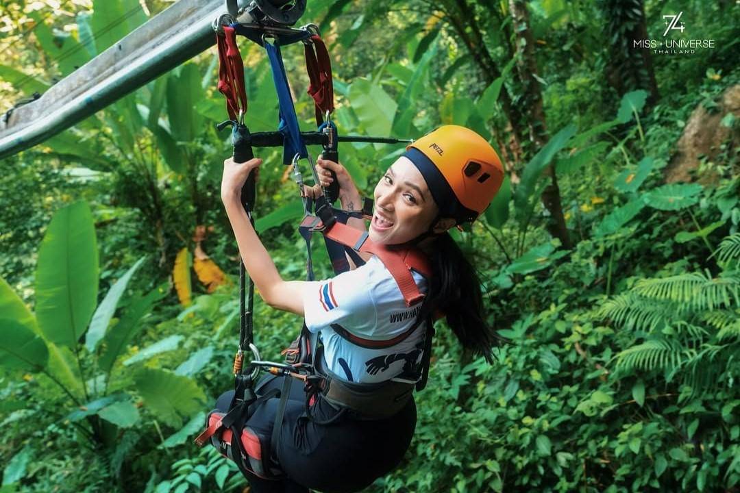 potret finalis Miss Universe 2025 di Hanuman World Phuket