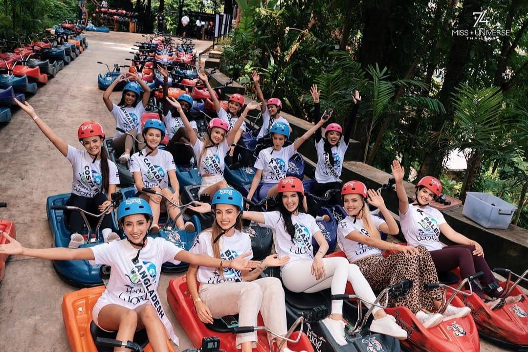 potret finalis Miss Universe 2025 di Hanuman World Phuket