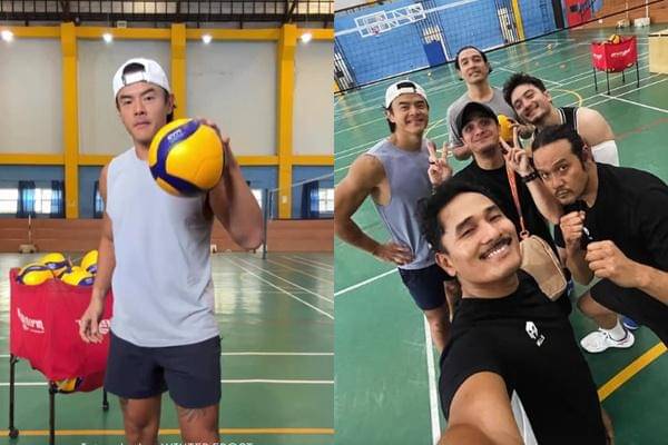 Dion Wiyoko Latihan Jelang Bahkan Voli 3