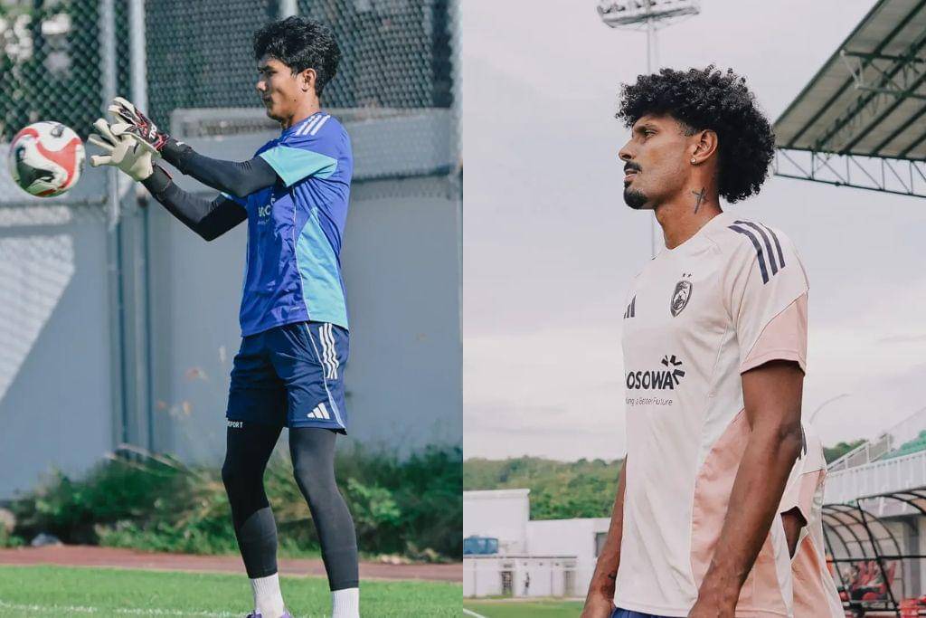 Dua pemain PSM Makassar yakni Hilmansyah dan Aloisio Soares.