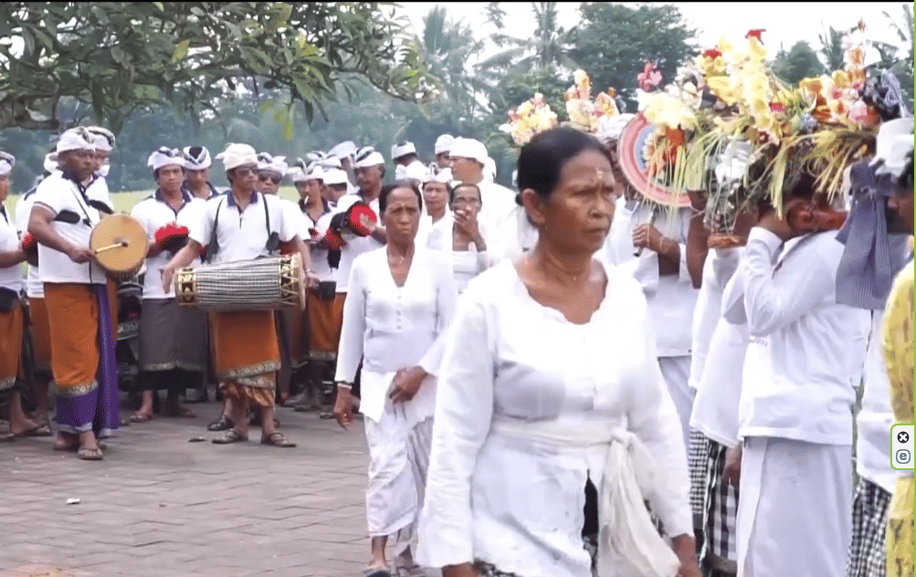 Suasana di Desa Kekeran, Mengwi, Badung.