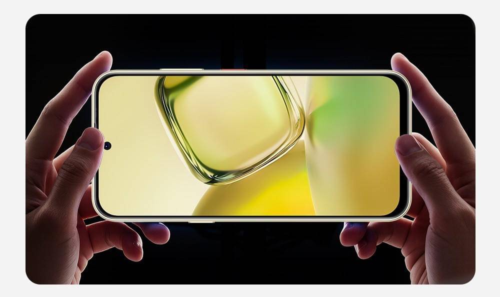 Tampilan sisi depan ZTE nubia V80 Design