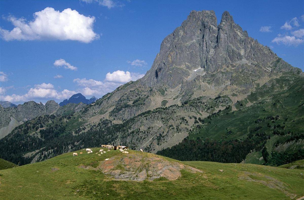ilustrasi Pegunungan Pyrenees