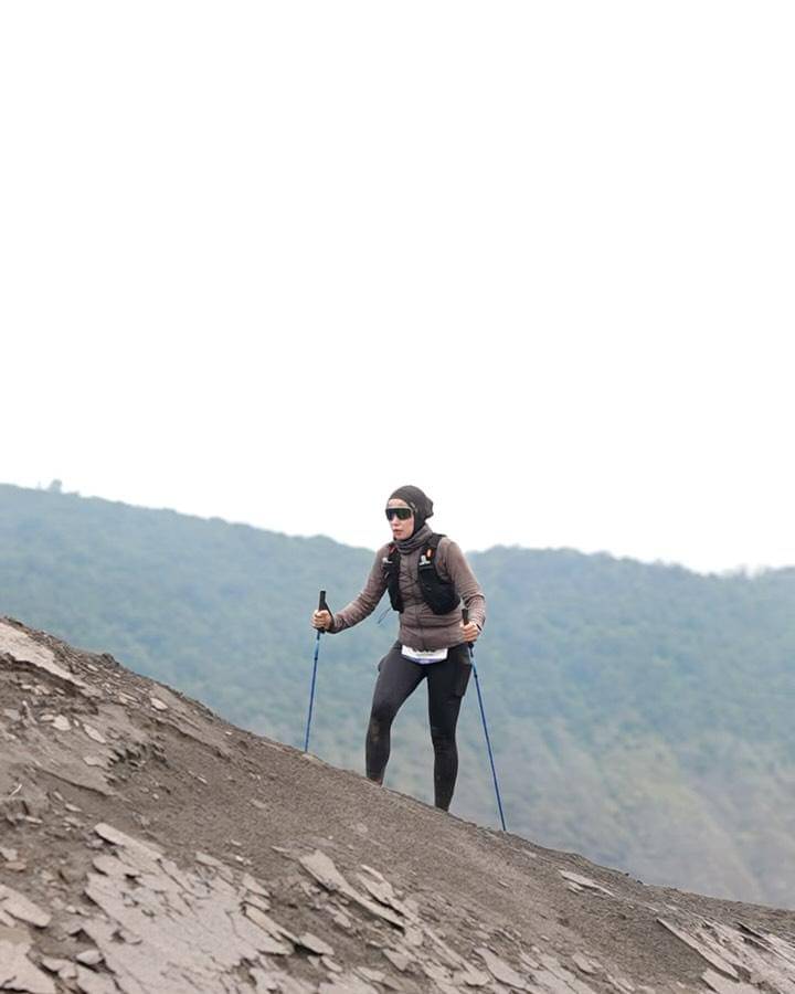 Soraya Larasati di Gunung Bromo