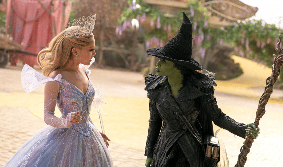 Glinda dan Elphaba dalam Wicked: For Good