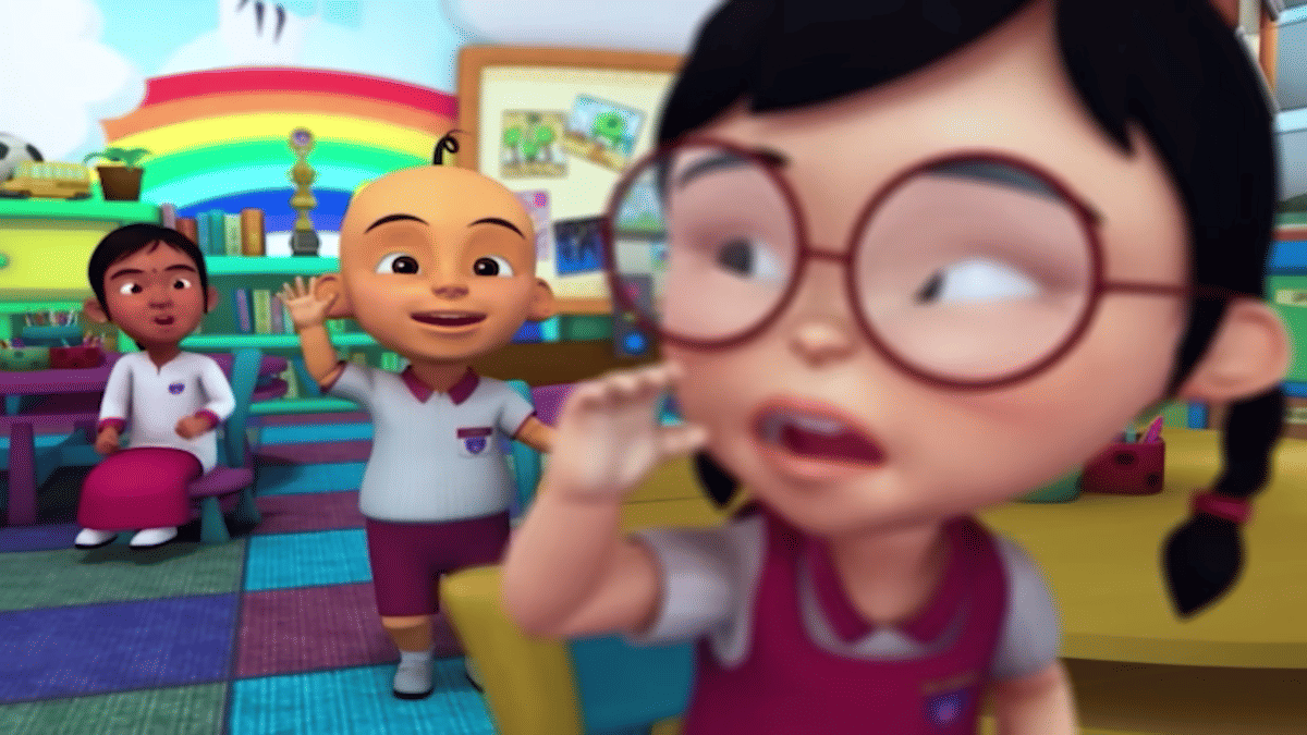 Cuplikan serial Upin dan Ipin dalam episode "Sedia Menyelamat"