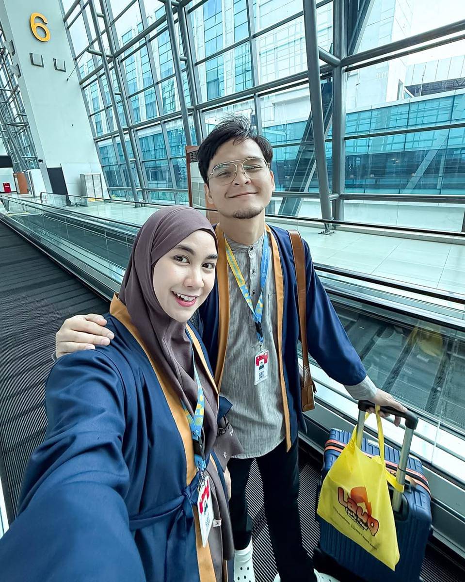 Anisa Rahma dan Anandito berangkat umrah