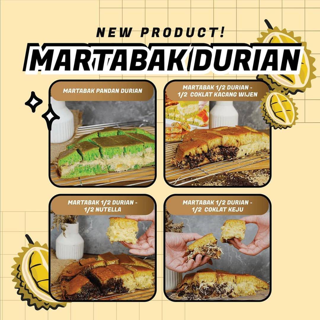 menu martabak durian di Martabak Pecenongan 78