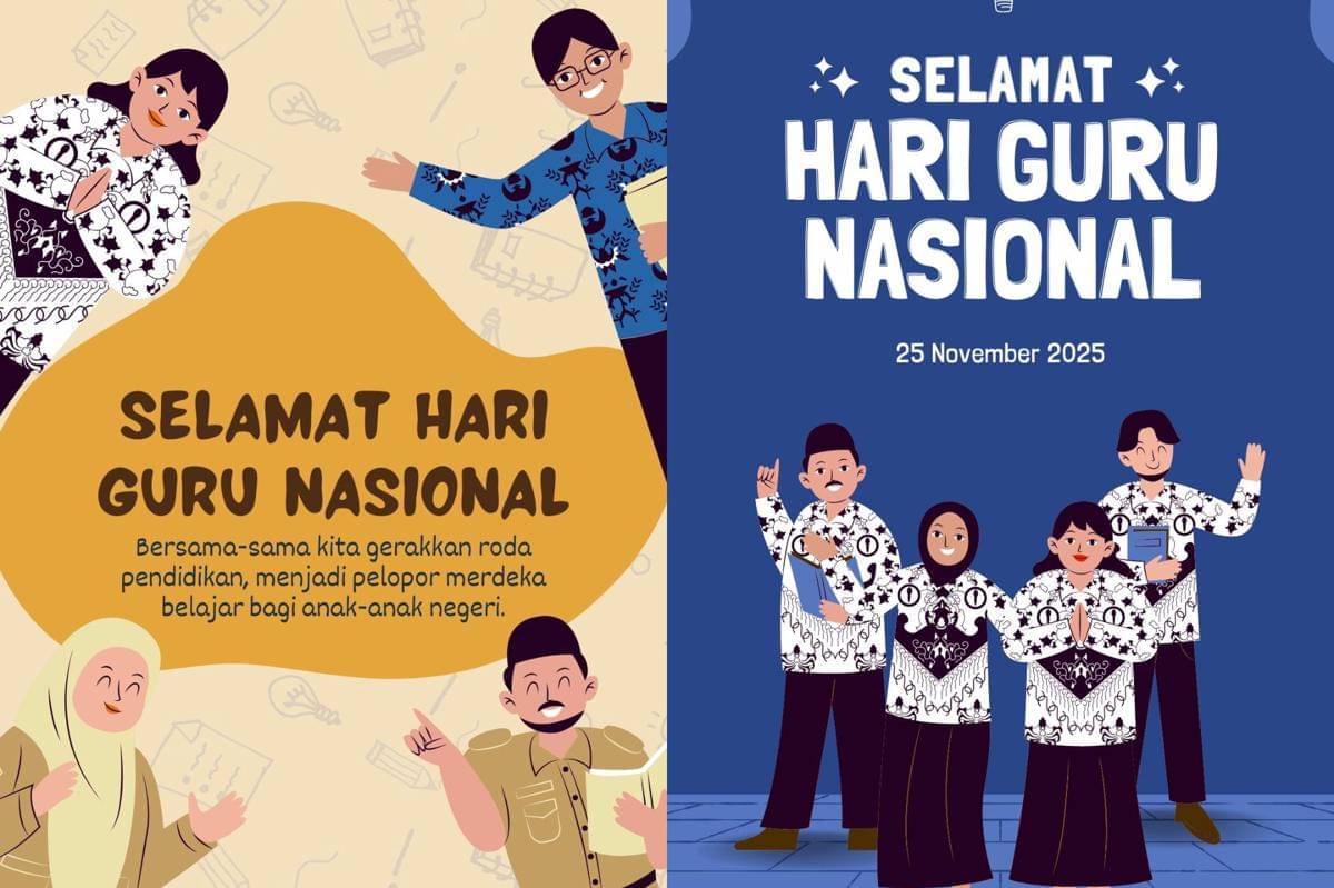 Poster Hari Guru Nasional 2025 