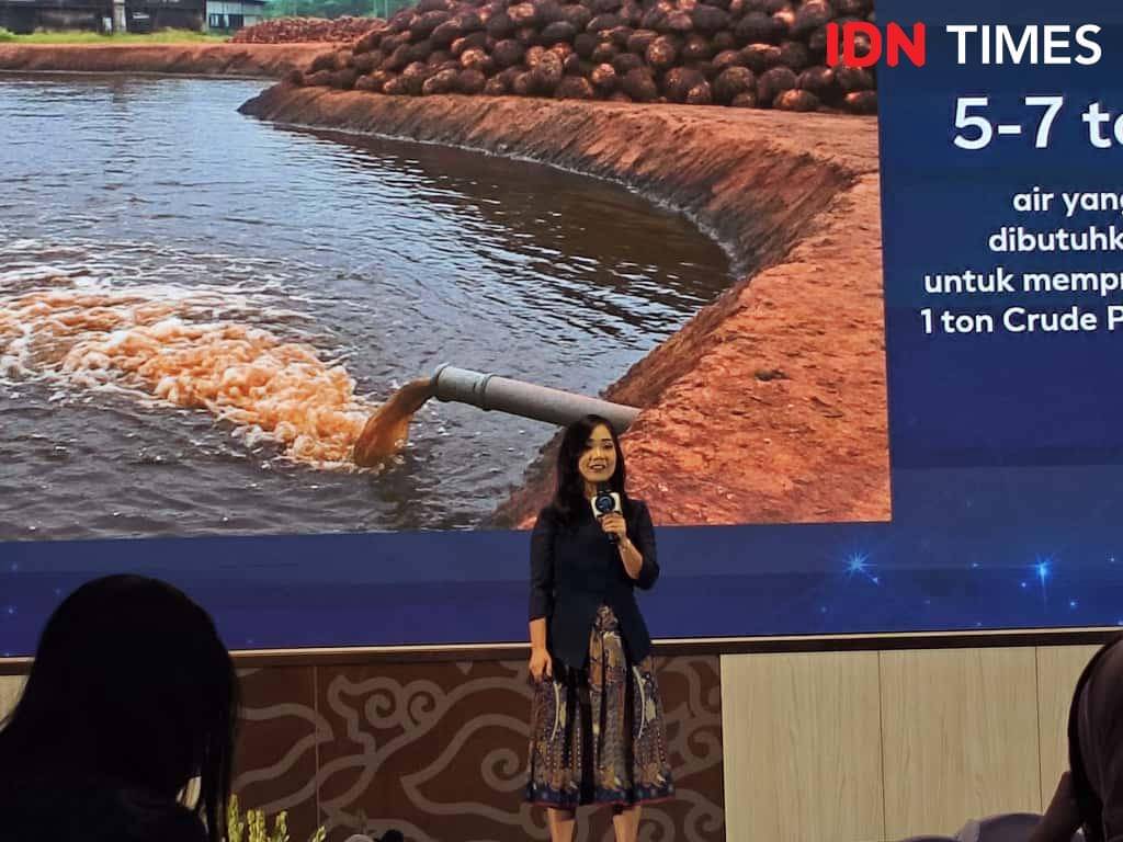 Helen Julian, Ph.D. di momen L’Oréal–UNESCO For Women in Science National Fellowship 2025 Award Ceremony pada Selasa (12/11/2025) di Ruang Auditorium Graha Diktisaintek, Kementerian Pendidikan Tinggi, Sains, dan Teknologi.