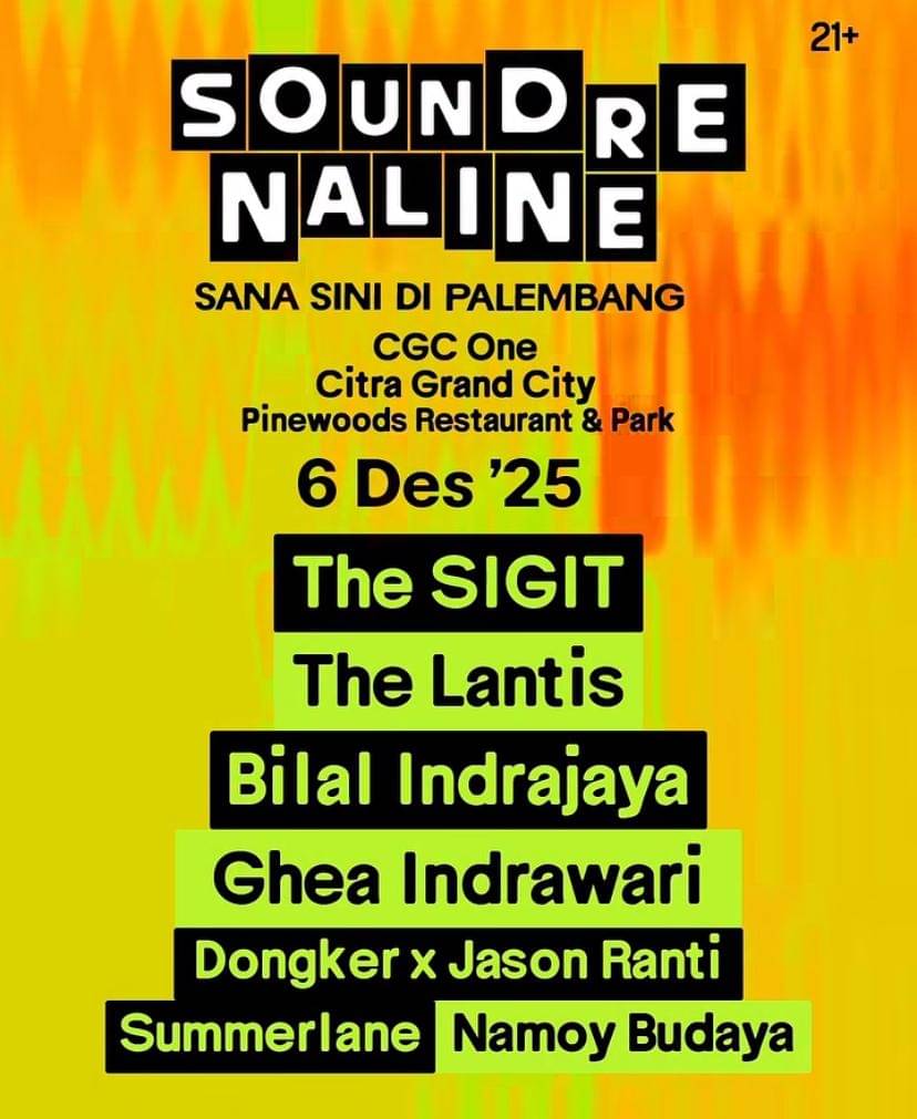 daftar lineup Soundrenaline 2025