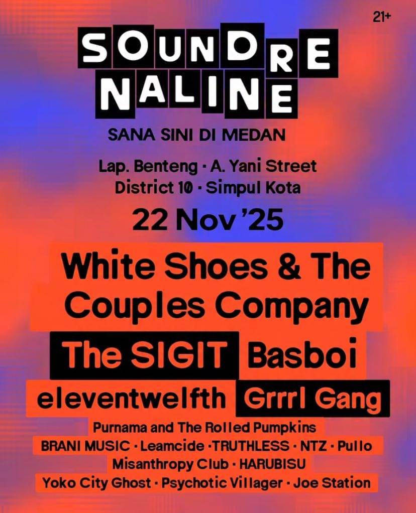 daftar lineup Soundrenaline 2025