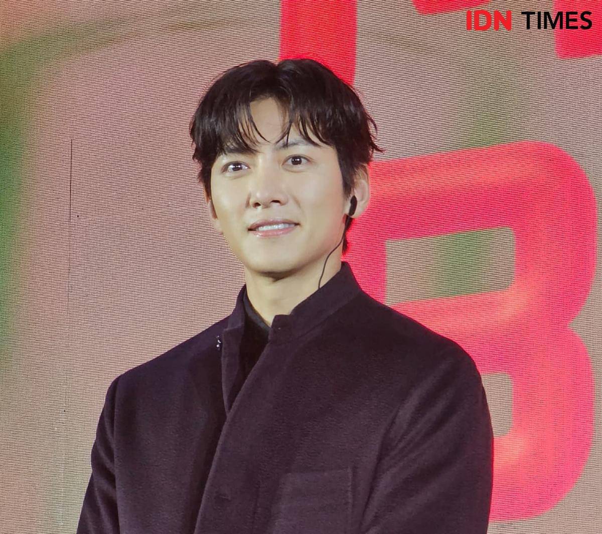 Ji Chang Wook di acara Disney+ Originals Preview 2025 di Disenyland Hong Kong, Kamis (13/11/2025). 