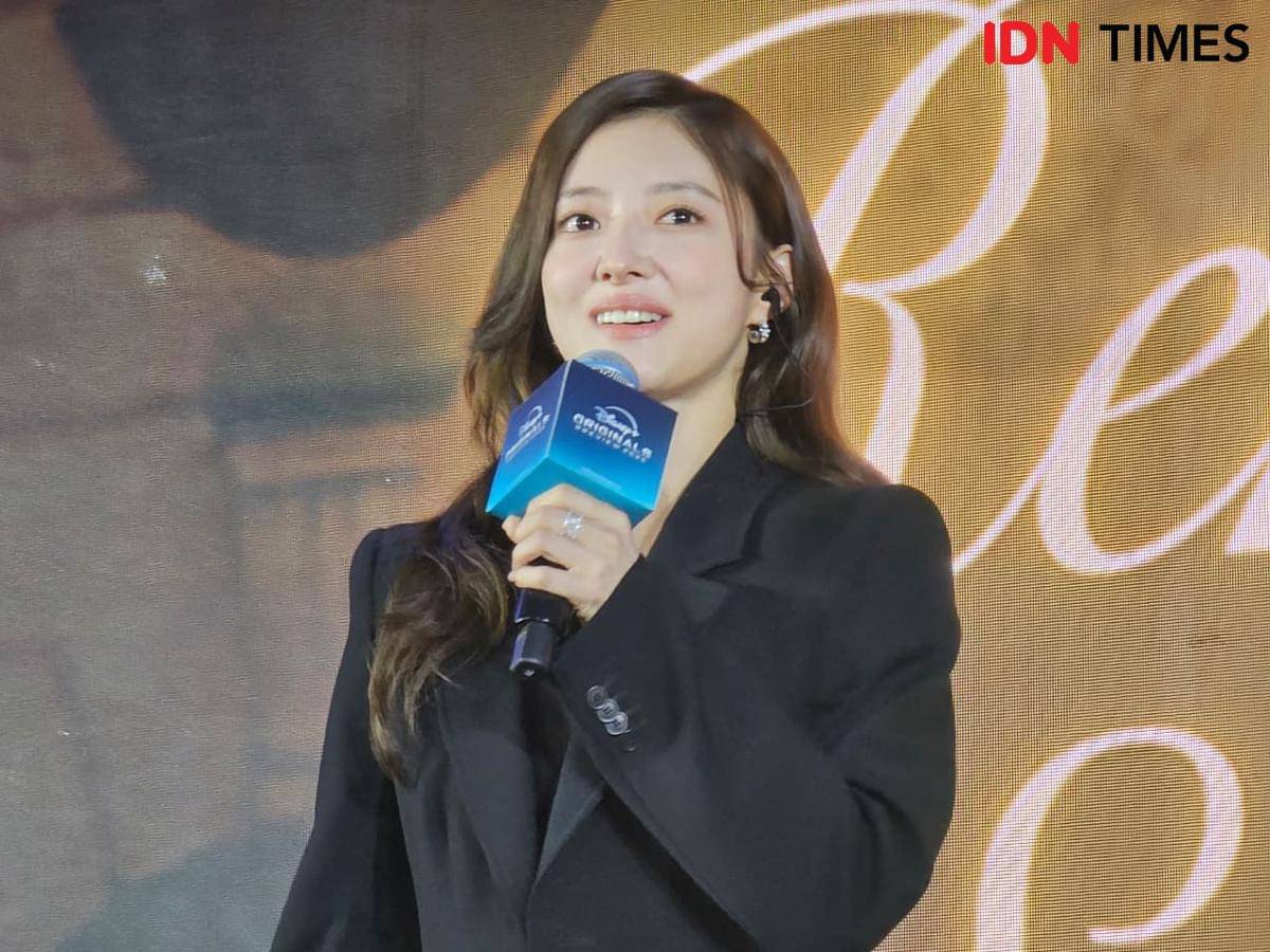 Lee Se Young di acara Disney+ Originals Preview 2025 di Disneyland Hong Kong, Kamis (13/11/2025).