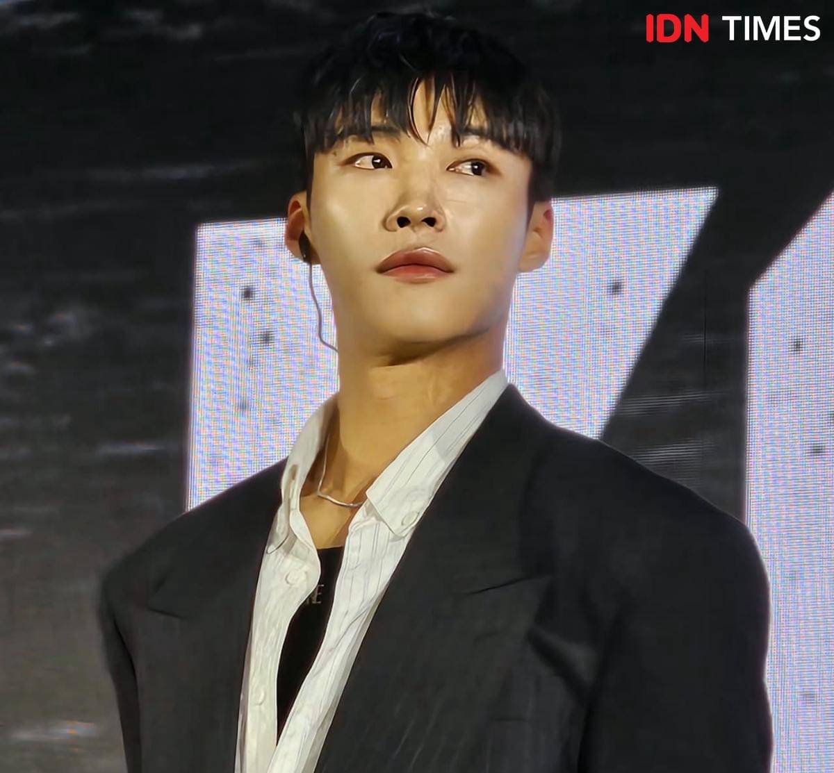 Woo Do Hwan di acara Disney+ Originals Preview 2025 di Disenyland Hong Kong, Kamis (13/11/2025).