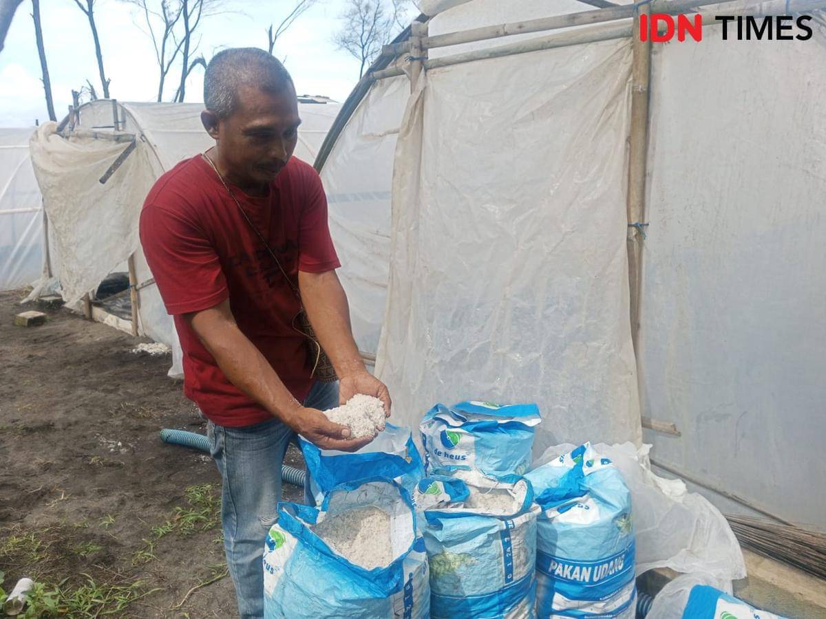 Dari Laut Selatan Bantul, Purnama Produksi Garam Krosok Seorang Diri
