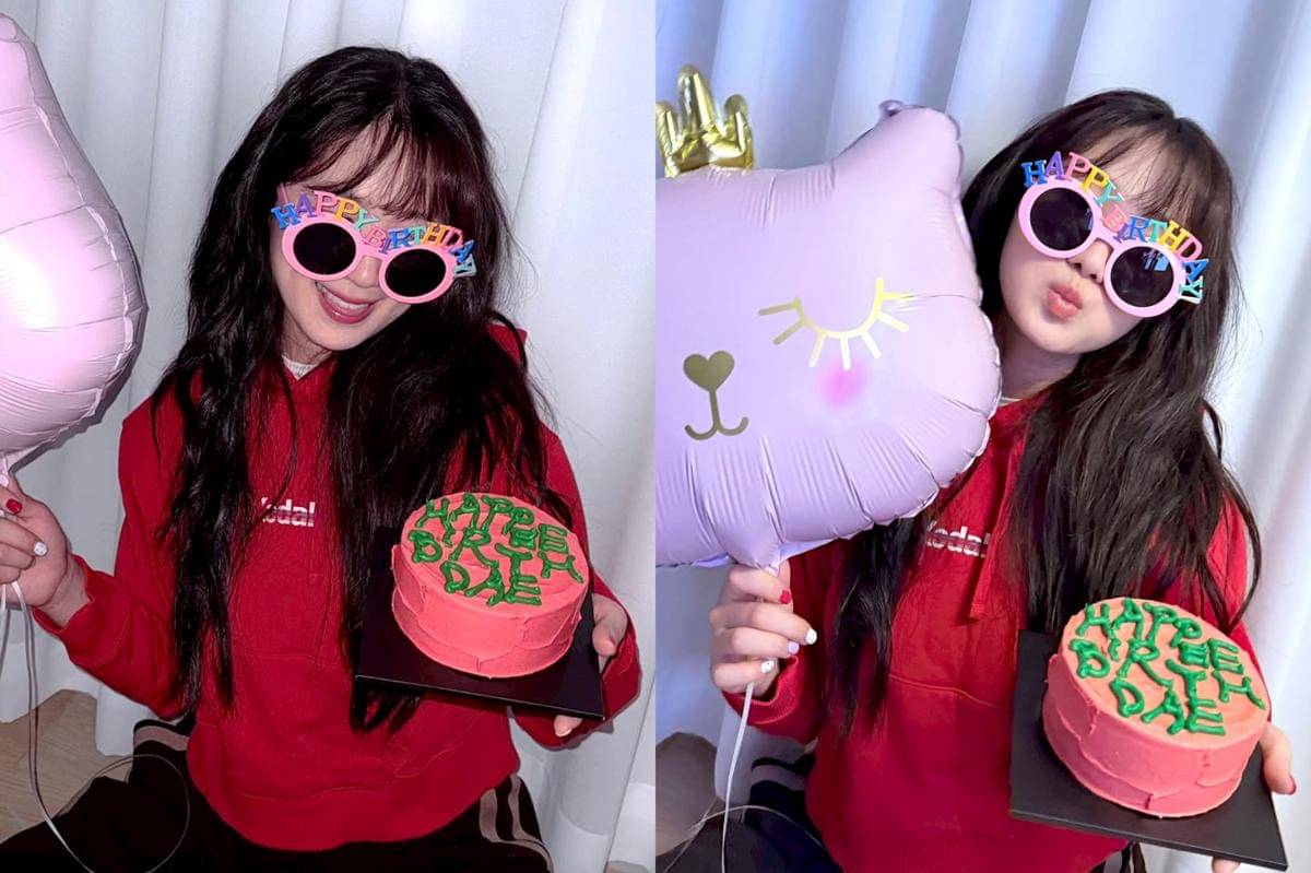 potret ulang tahun Kim Hye Yoon