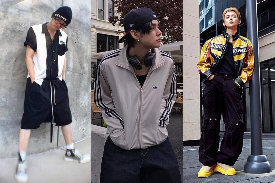 gaya kasual sporty keren ala Yeonjun TXT