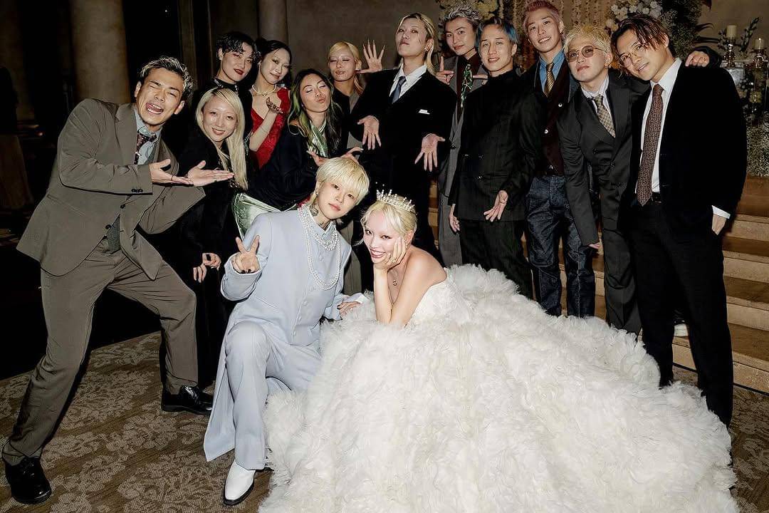 potret pernikahan Chanmina dan Ash Island