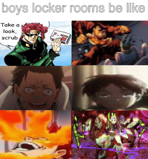 meme anime tentang ruang ganti