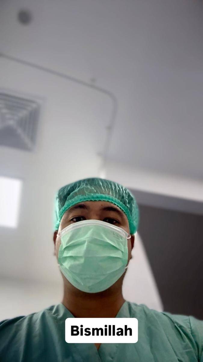 Indah instri Frans Faisal melahirkan