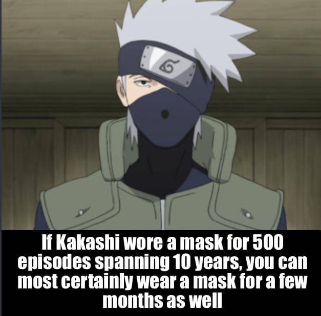 meme anime tentang masker