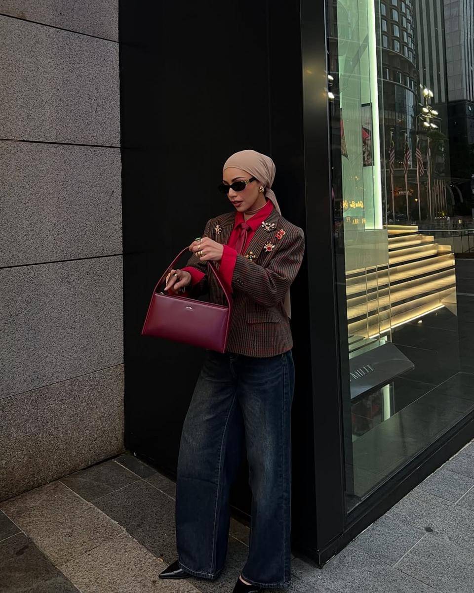 OOTD Blazer ala Khainina Khalil