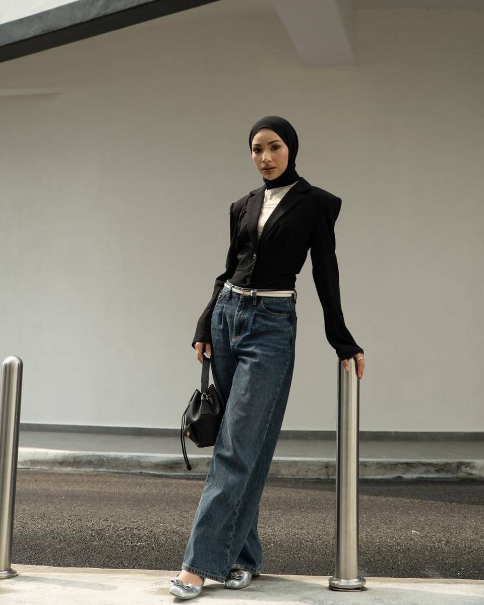 OOTD Blazer ala Khainina Khalil