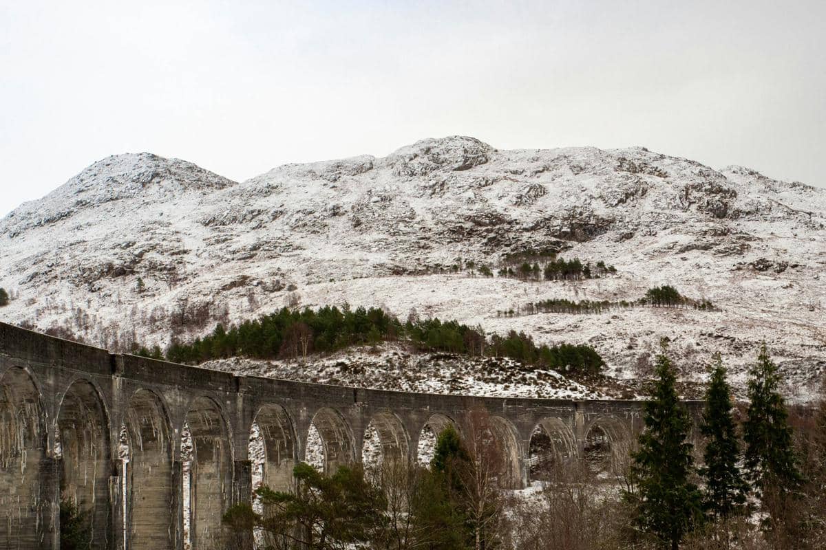 potret musim dingin Skotlandia 