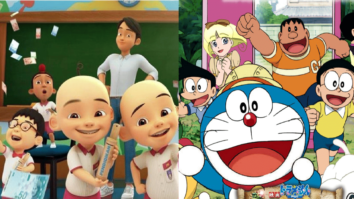 Upin & Ipin dan Dorgeng Upin & Ipin dan Doraemonaemon