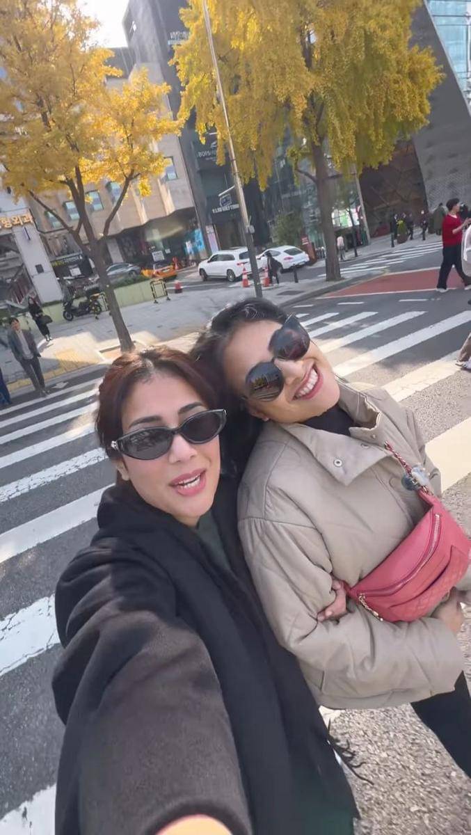 potret Gya dan Gadis Sadiqah liburan di Korea Selatan