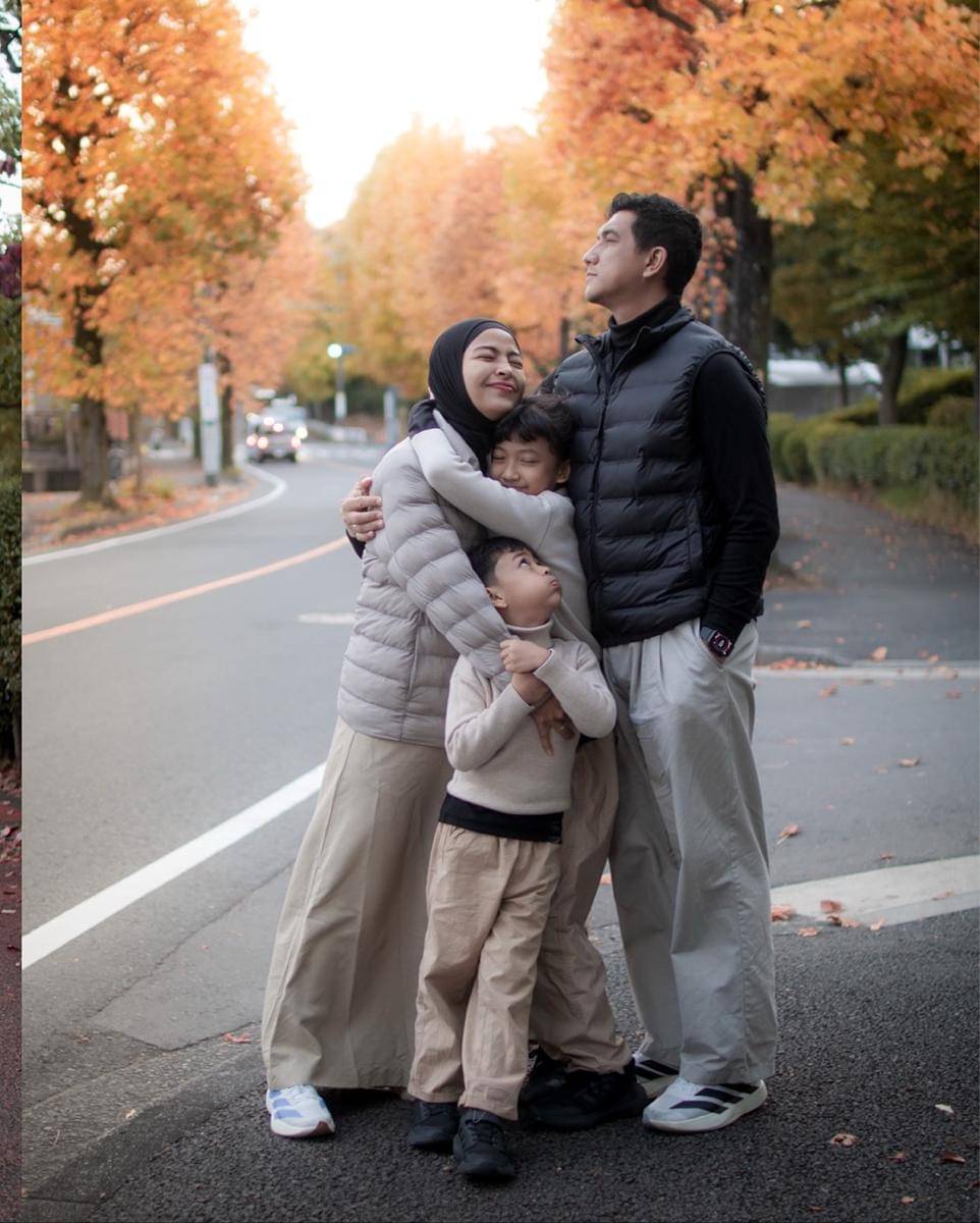 Photoshoot Keluarga Tantri Syalindri di Jepang