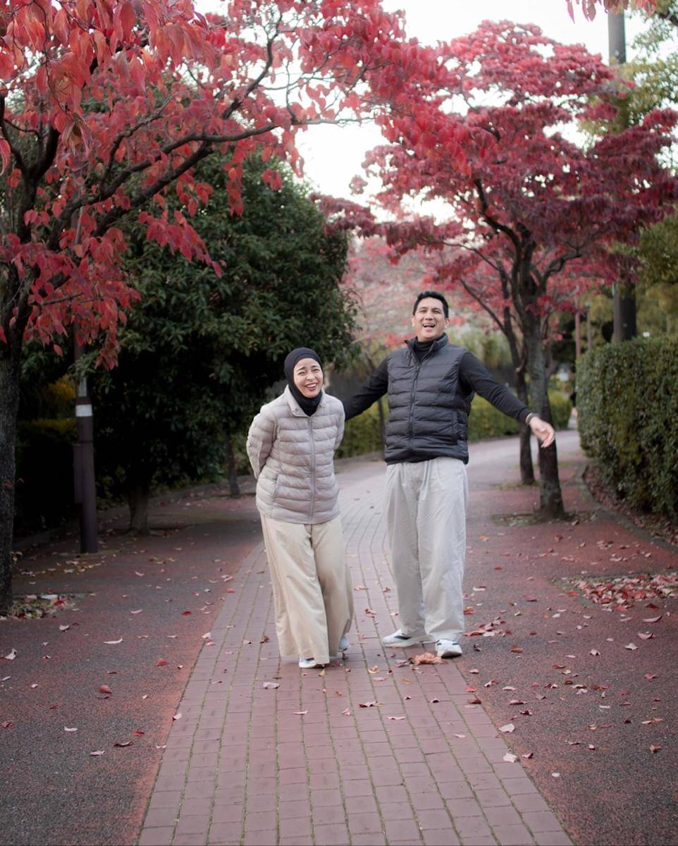 Photoshoot Keluarga Tantri Syalindri di Jepang