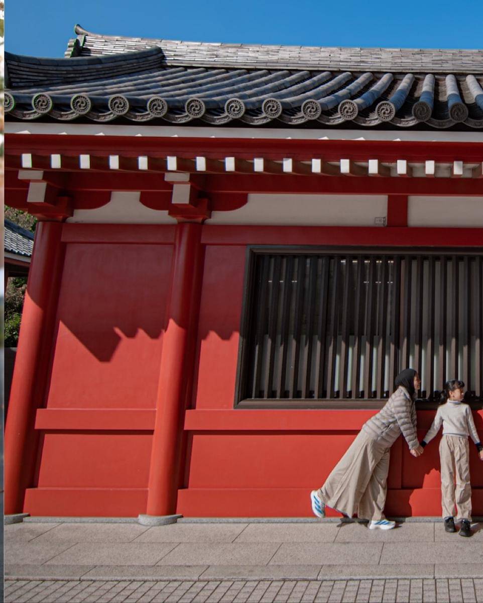 Photoshoot Keluarga Tantri Syalindri di Jepang