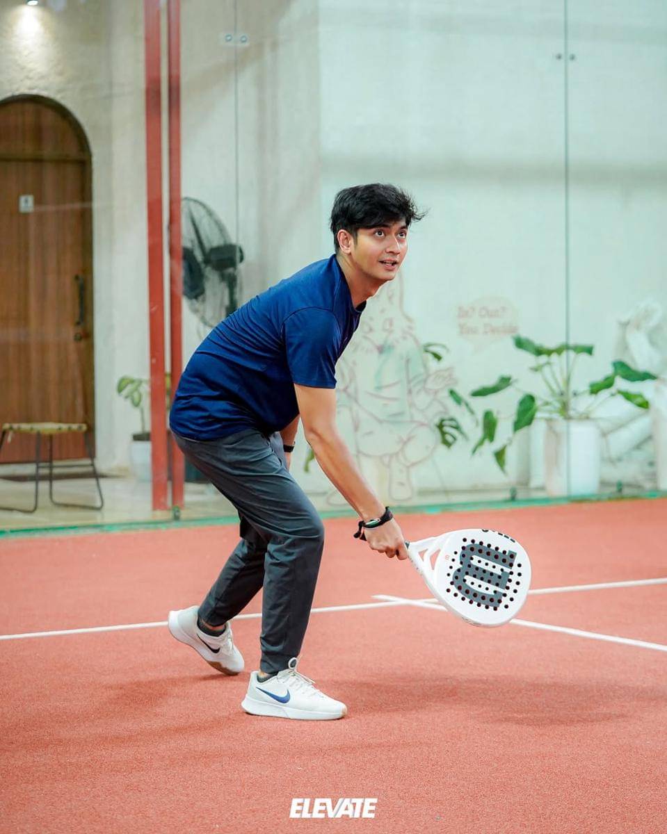 momen Teuku Ryan olahraga padel
