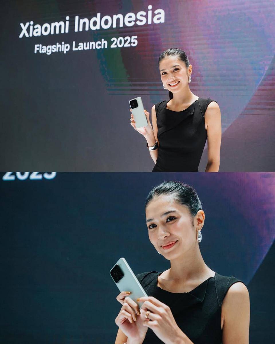 pesona Mikha Tambayong dalam peluncuran Xiaomi 15 
