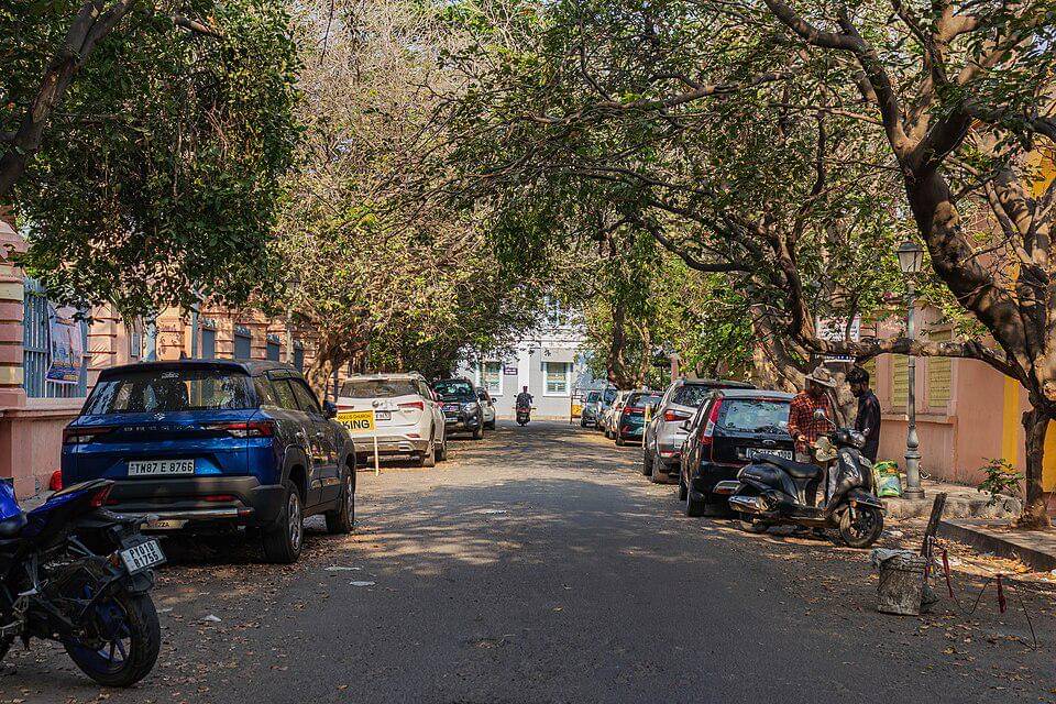 Streets of White town, Puducherry