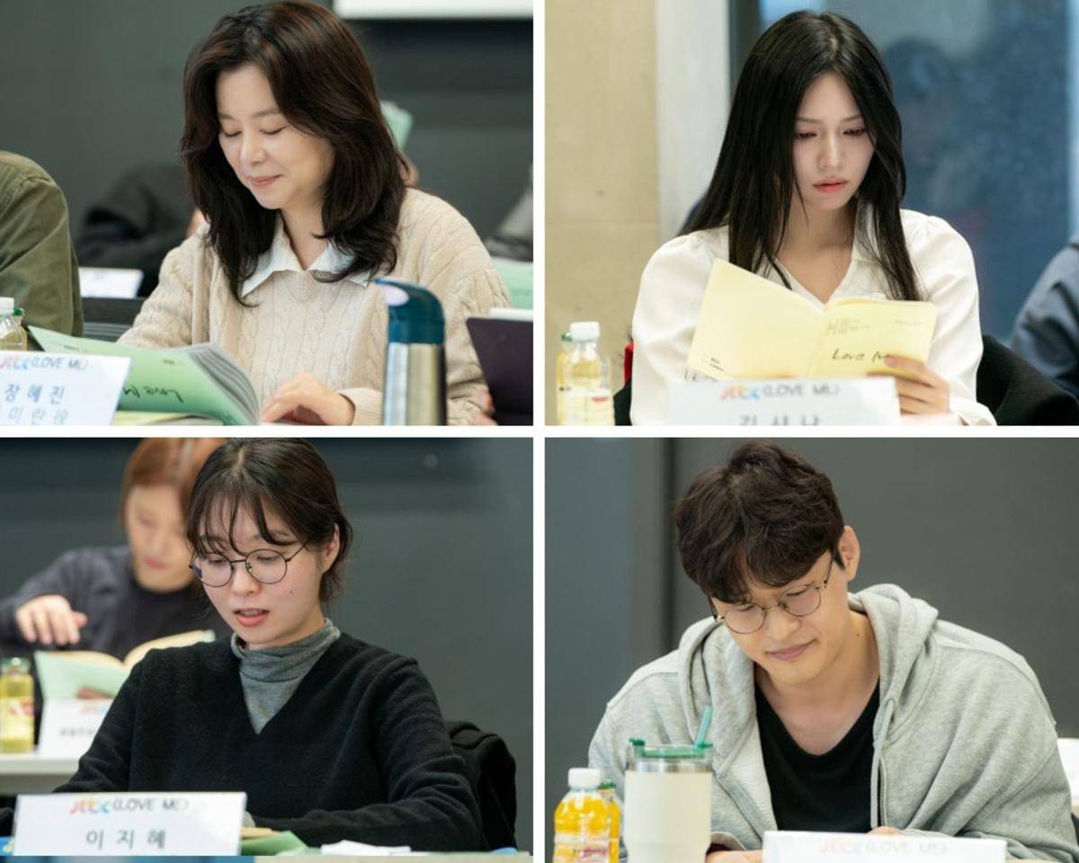 potret pembacaan naskah drakor Love Me