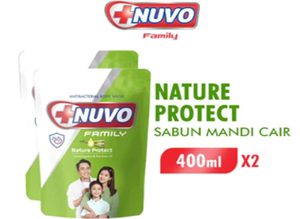 Nuvo Body Wash Family (Hijau)