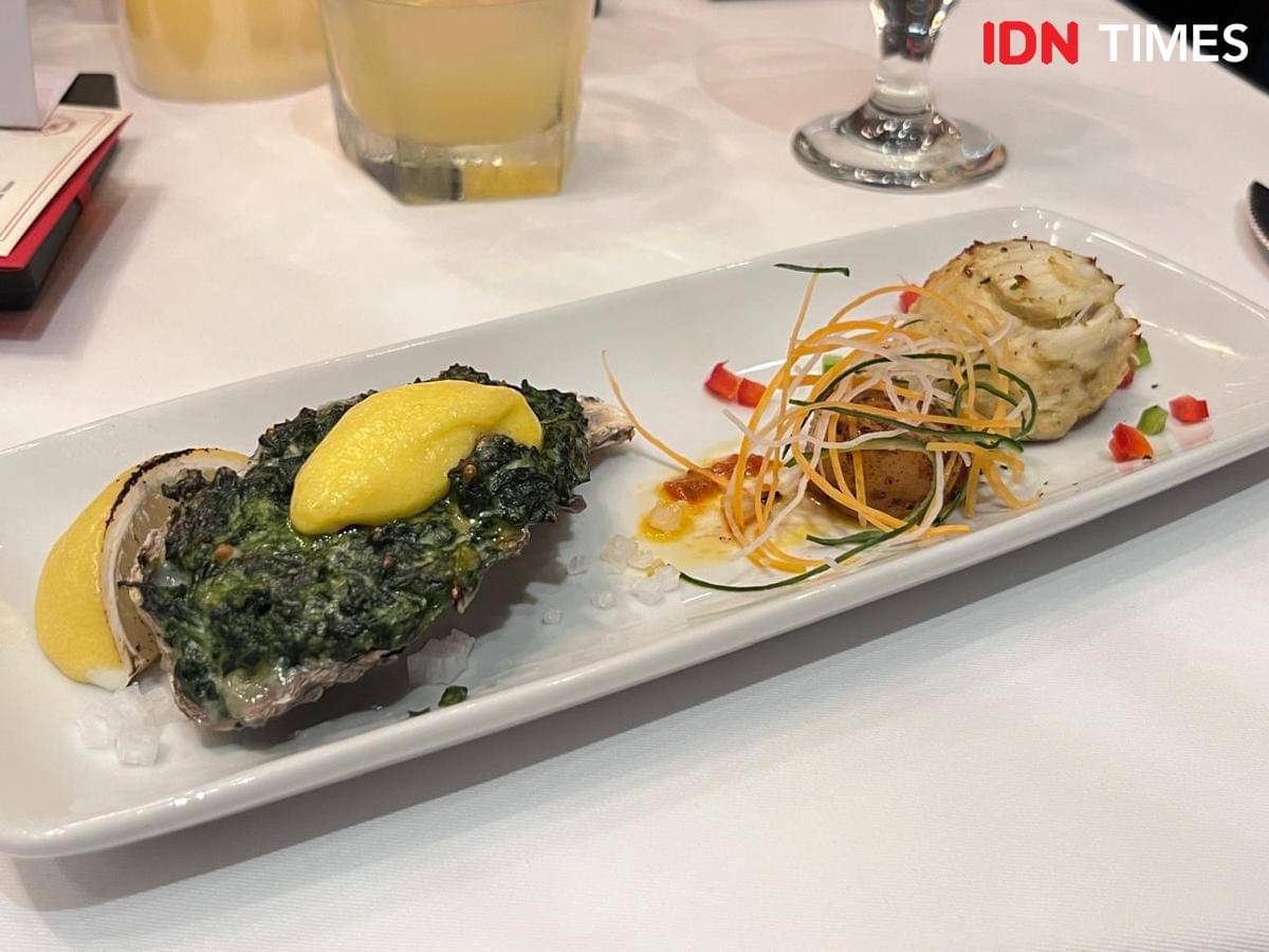 Potret Seafood Trio, Ruth's Chris Steak House, Jakarta Selatan 