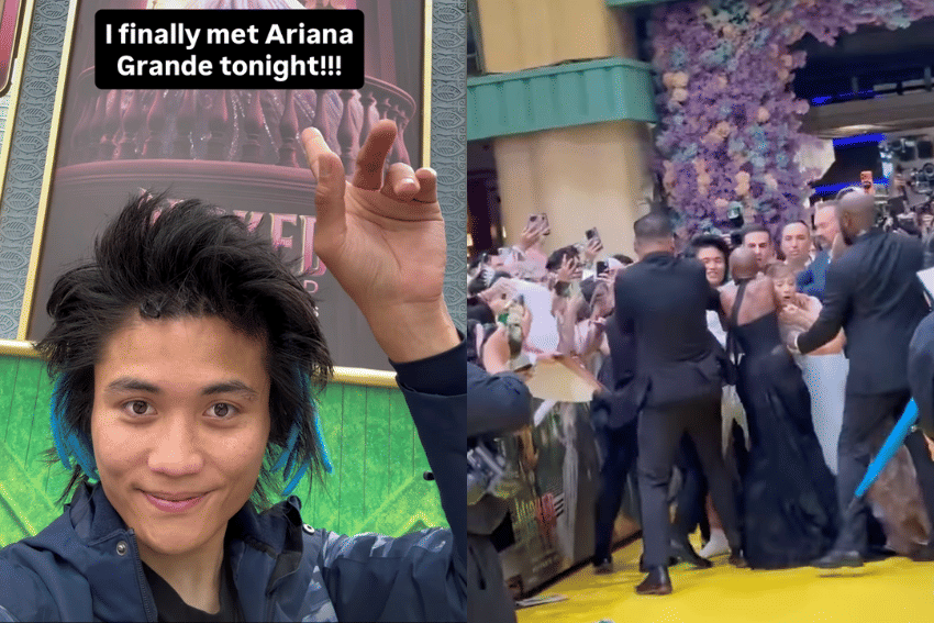 Ariana Grande diserang penggemar di premiere Wicked: For Good di Singapura 
