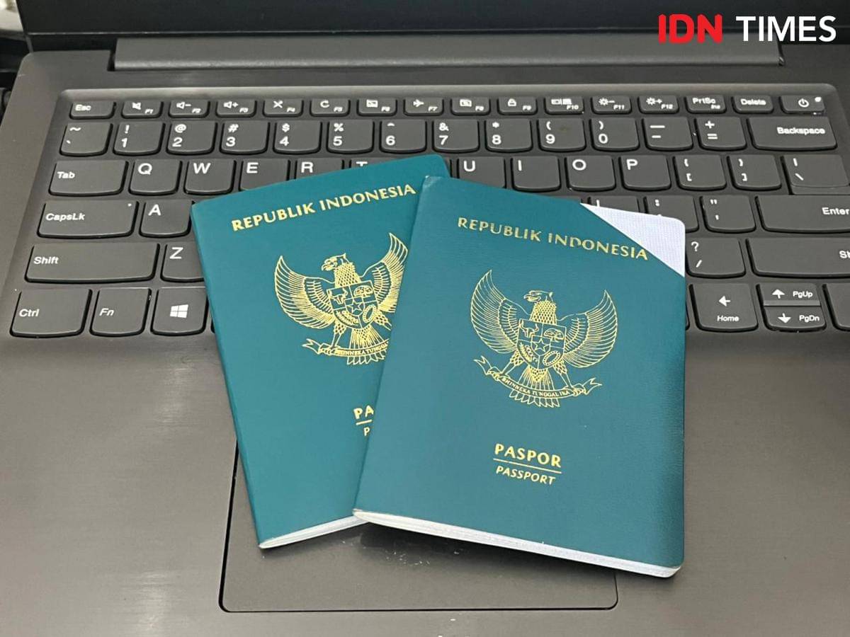 Potret paspor Indonesia