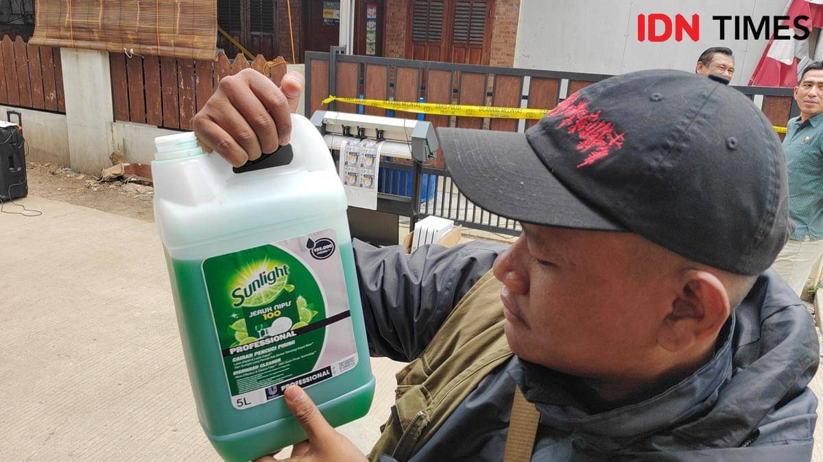 Polisi gerebek sabun cuci palsu