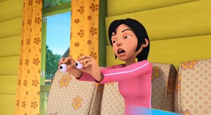 Upin & Ipin episode "Jaga dan Hargai Mata"